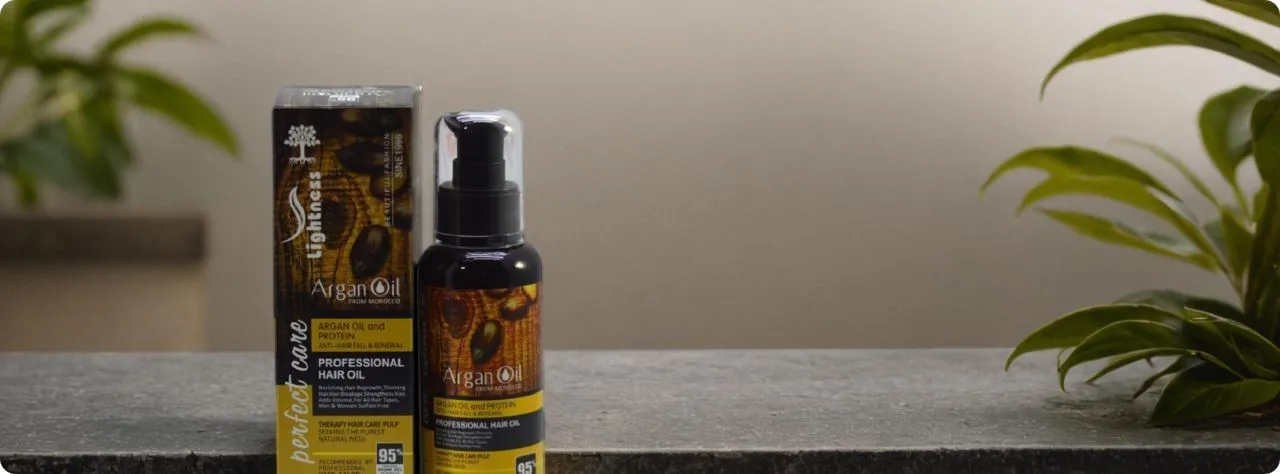 روغن مو آرگان لایتنس | روغن مو بدون سولفات لایتنس مدل ARGAN OIL | روغن آرگان لایتنس بدون سولفات | سان ماری
