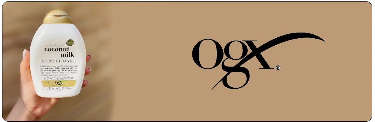 شامپو مغذی شیر نارگیل او جی ایکس Ogx Coconut Milk حجم 385 میلی لیتر با خاصیت متعادل سازی PH پوست | سان ماری