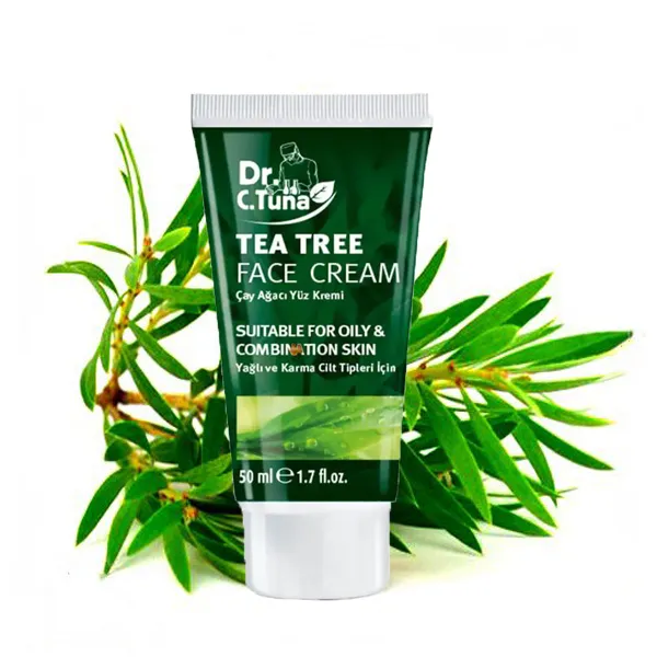 کرم آبرسان پوست چرب Tea Tree دکتر سی تونا فارماسی با خاصیت تسکین دهنده و ضد التهاب | سان ماری