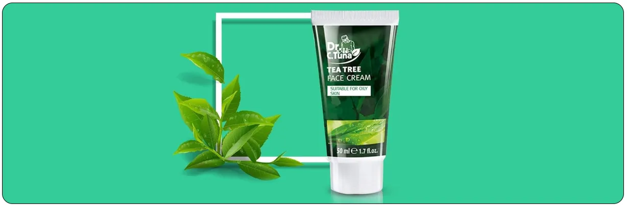 کرم آبرسان پوست چرب درخت چای دکتر سی تونا فارماسی با خاصیت مرطوب کنندگی | سان ماری