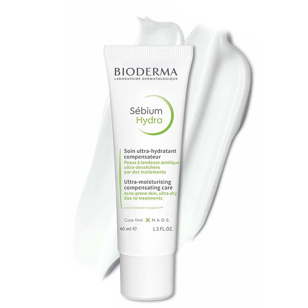کرم مرطوب کننده سبیوم هیدرا بایودرما دارای کمپلکس Fluidactive با خاصیت تنظیم سبوم پوست | سان ماری