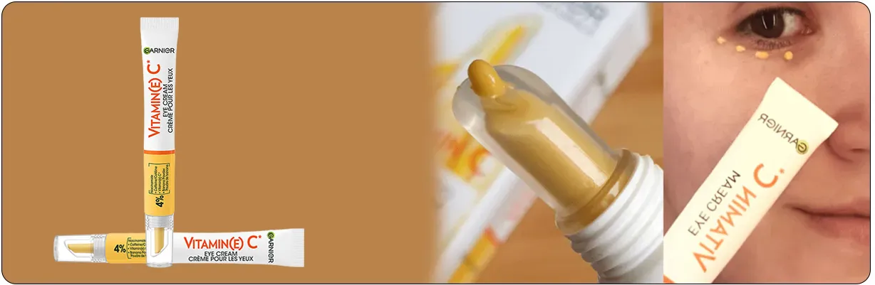 کرم دور چشم Vitamin C Garnier فاقد عطر و پارابن | سان ماری