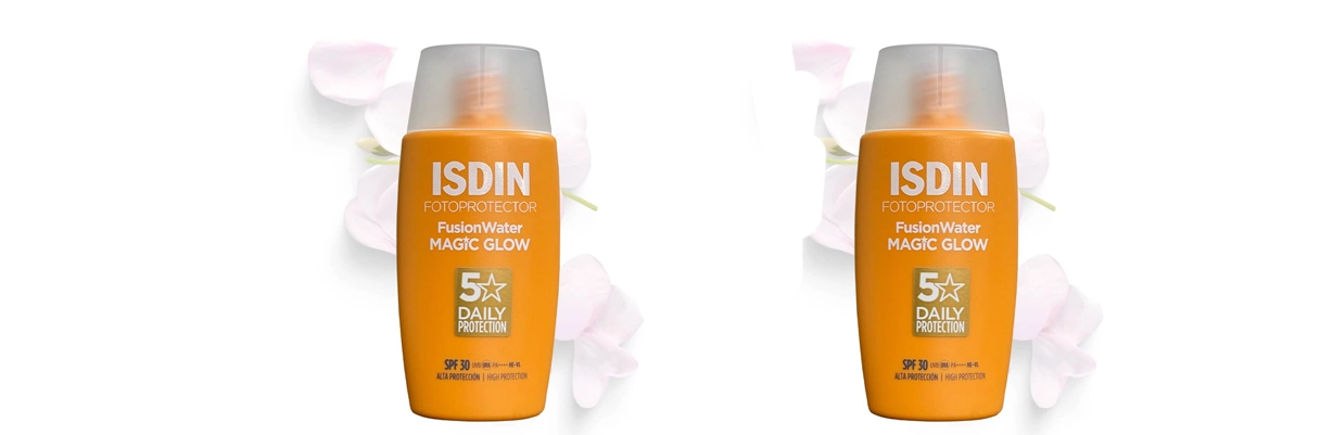 ضد آفتاب فیوژن واتر مجیک گلو ایزدین با SPF30 دارای عصاره های گیاهی | سان ماری