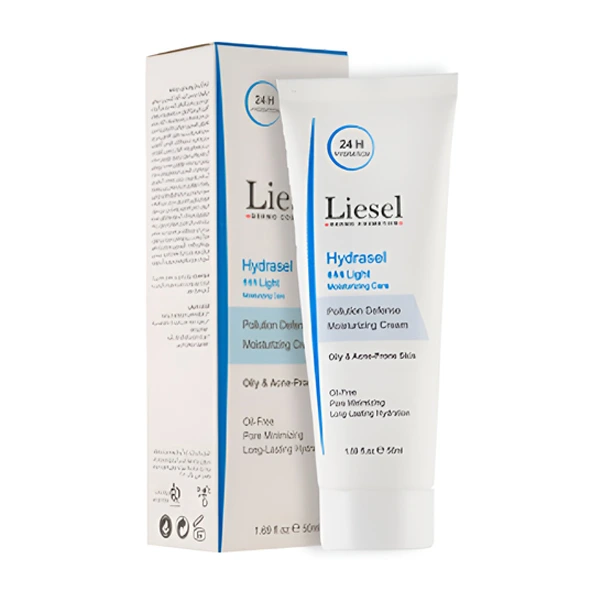 کرم ابرسان لایسل Hydrasel light مناسب پوست چرب و مختلط | سان ماری