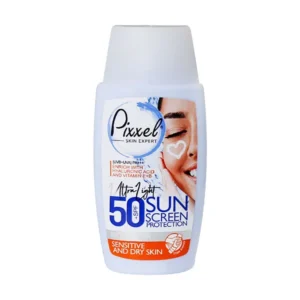ضد آفتاب پیکسل بی رنگ پوست خشک و حساس SPF50 | سان ماری