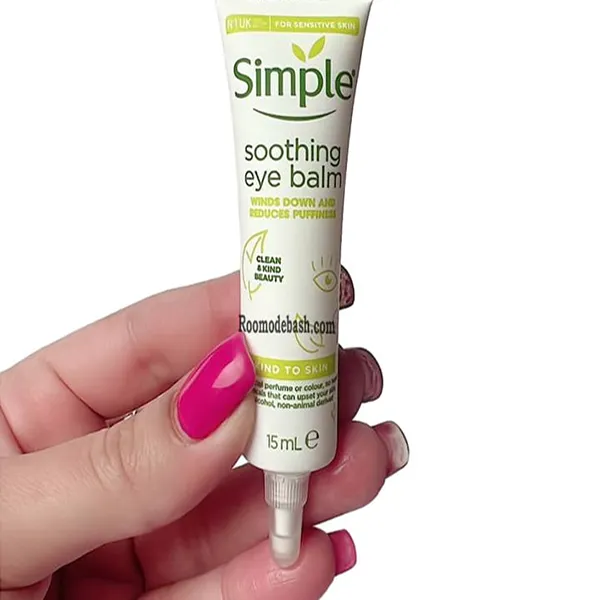 کرم دور چشم سیمپل مدل soothing eye balm برای آبرسانی پوست دور چشم | سان ماری