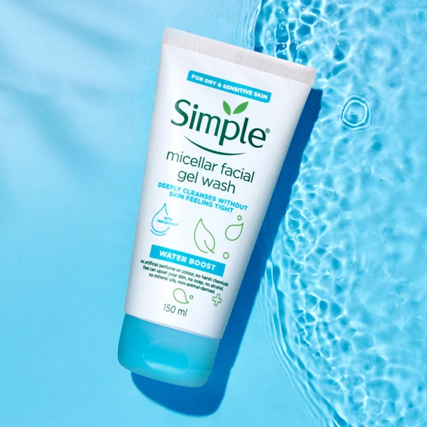 ژل شست و شوی صورت Micellar Gel Wash سیمپل | سان ماری