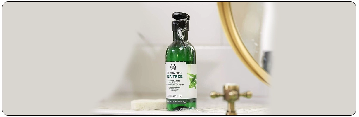 ژل شستشو صورت بادی شاپ مدل TEA TREE حجم 250 میلی لیتر دارای بافت ژلی | سان ماری