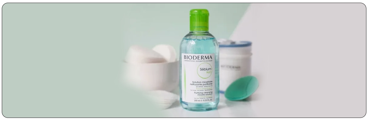 میسلار واتر سبیوم بایودرما مناسب پوست چرب Bioderma Sebium H2O دارای ترکیبات ضدعفونی کننده و کنترل چربی پوست | سان ماری