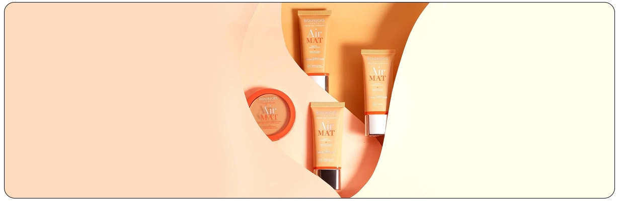 کرم پودر Bourjois مدل Air Mat طراحی شده برای پوست های چرب و مختلط | سان ماری