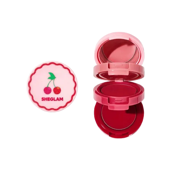 خرید رژگونه و لب سه طبقه شیگلم Cherry | سان ماری