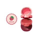 خرید رژگونه و لب سه طبقه شیگلم Strawberry | سان ماری
