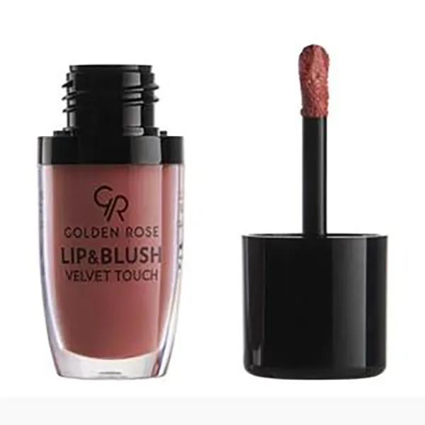 ررژلب و رژگونه مایع گلدن رز رنگ candy pink 03 | سان ماری