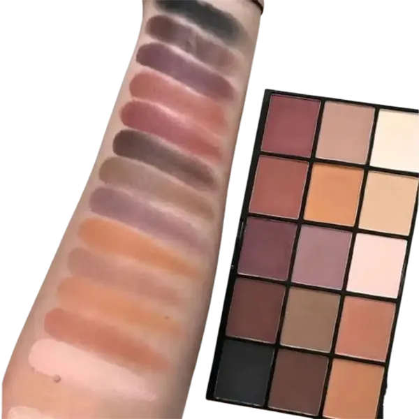 تست رنگ پالت سایه رولوشن basic mattes اصل و اورجینال | سان ماری